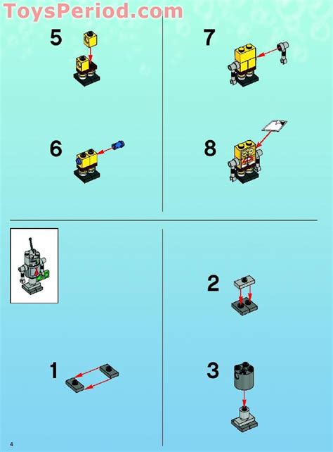 LEGO 4981 Chum Bucket Set Parts Inventory and Instructions - LEGO Reference Guide