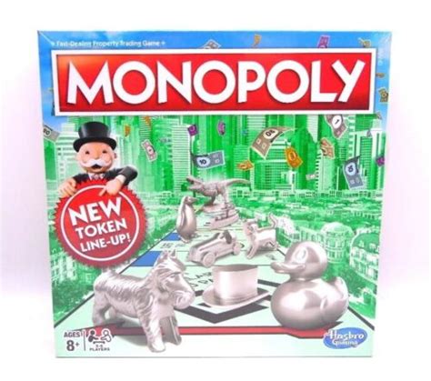 Monopoly Board Game New Token Line Up Hasbro Brand New Sealed Free UK