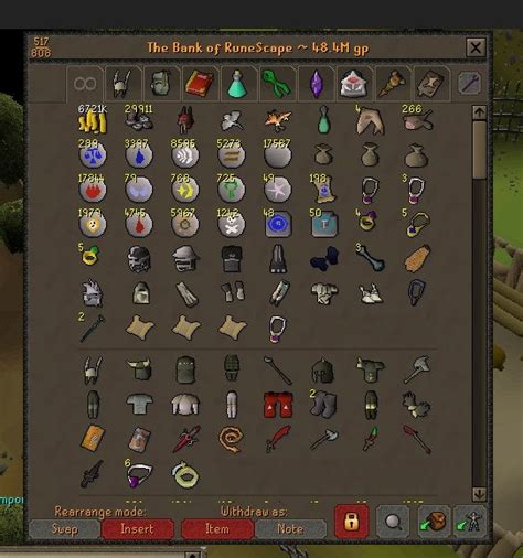 [osrs] My Bank Tab Organization Tips Appreciated R Banktabs