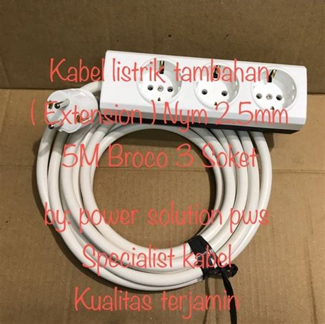 Jual Kabel Listrik Tambahan Extension Nym Mm M Broco Skt Ke