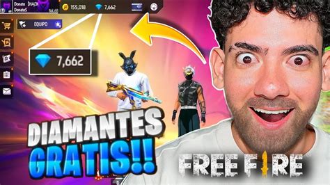 COMO CONSEGUIR DIAMANTES GRATIS EN FREE FIRE EN SOLO MINUTOS 2024