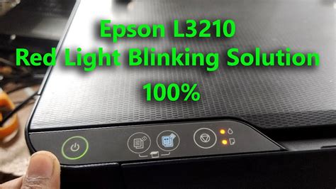 Epson L3210 Red Light Blinking Solution Ii Epson L3210 Head Not Moving Problem Youtube Otosection