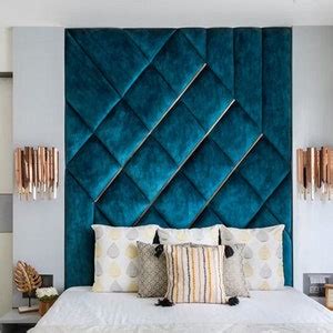 Unique Form Upholstered Wall Panels Velvet Soft Fabric Wall Panels