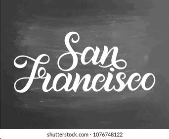 San Francisco Typography Post Royalty Free Images Stock Photos