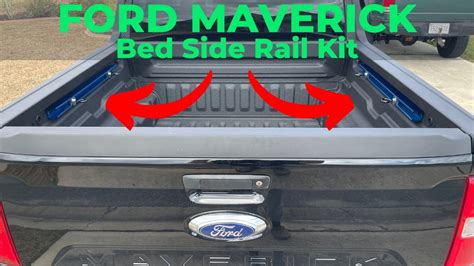 Bed Side Rail Kit For Ford Maverick Youtube