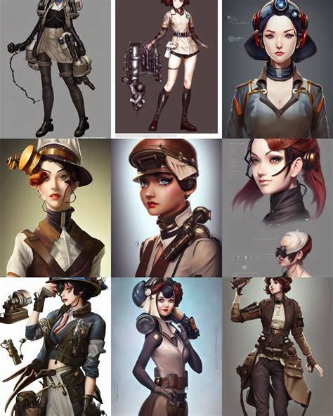 Krea A Beautiful Dieselpunk Scientist Official Genshin Impact