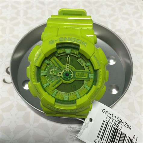 Casio G Shock Mens Hyper Green Resin Strap Watch Ga 110b 3dr Luxury Watches On Carousell