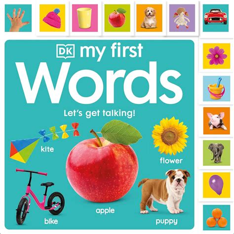 Amazon My First Words Lets Get Talking My First Tabbed Board Book