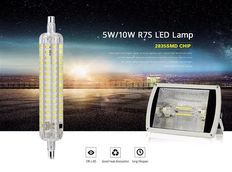 Full Watt R7s Led Spotlight Bulb 220v Spot Light Led Lamp 5w 10w 78mm