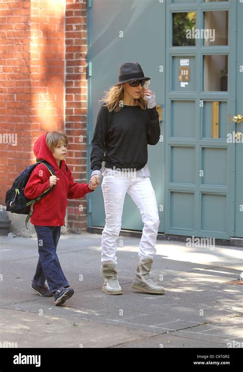 Sarah Jessica Parker Son Fils James Wilkie Broderick L Cole New