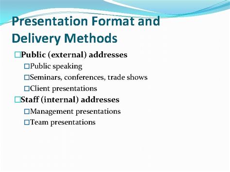 Make A Presentation BSBCMM 401 A Introduction During