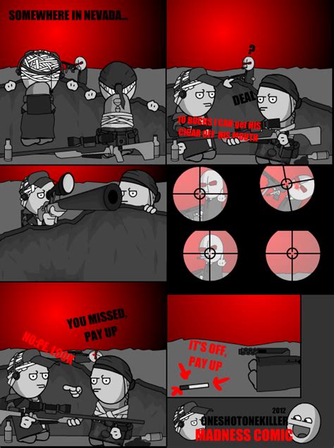 Madness Comic: Loophole Sniper by ZoroarkChronicles on Newgrounds