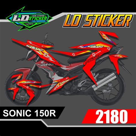 2180 Striping SONIC 150R Striping Stiker Lis Decal Motor SONIC 150R