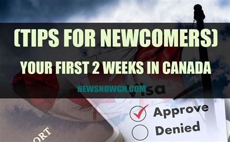 Your First 2 Weeks In Canada Tips For Newcomers