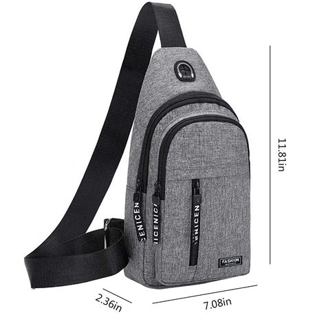 Meitianfacai Mens Sling Crossbody Backpack Lightweight For Hiking