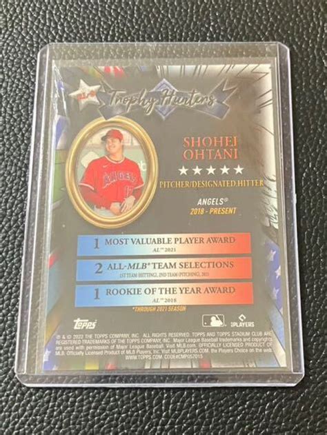 Yahoo Topps Stadium Club Chrome Rl Shohei Oh