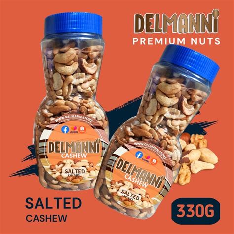 Delmanni Salted And Unsalted Cashew G G Bottle Shopee Philippines