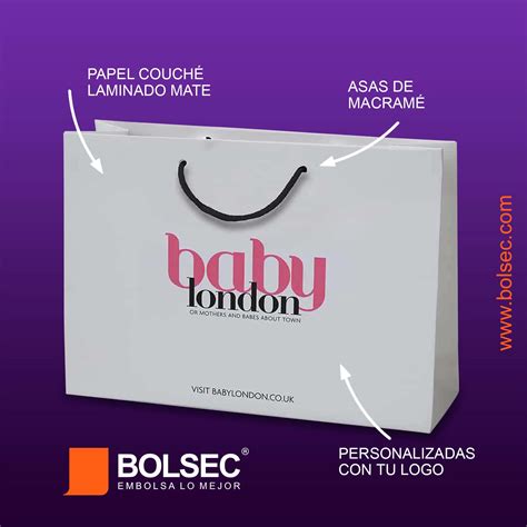 Bolsas De Papel Laminadas Tienda Bolsec