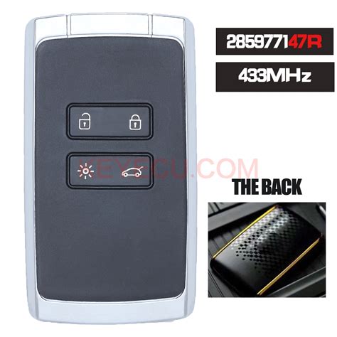 P N 285977147R Keyless Go Smart Remote Key Fob 433MHz PCF7953 For