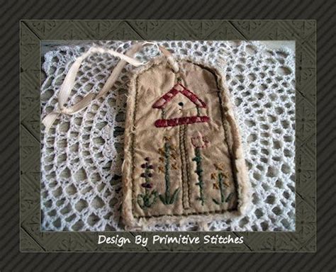 Springtag Collection Primitive Stitchery E Pattern By Primitive