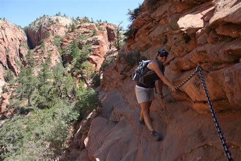 Angels Landing Hiking Trail Zion Zion National Park Hikes