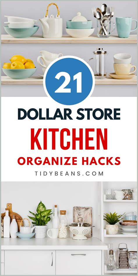 21 Brilliant Dollar Store Kitchen Organization Ideas