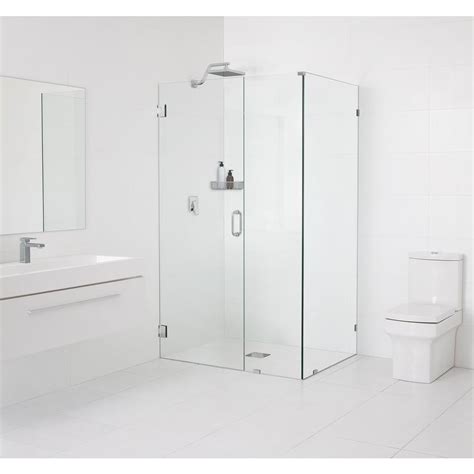 Glass Warehouse 45 5 In X 78 In X 34 5 In Frameless 90 Degree Hinged