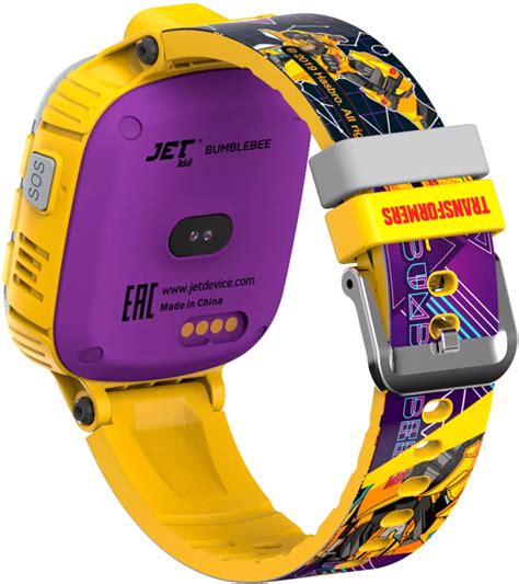 Детские умные часы JET Kid Transformers New BumbleBee (желтый) купить ...