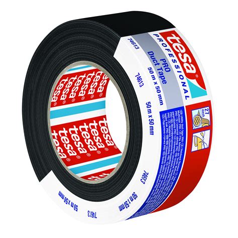 Banda Adeziva Duct Tape Tesa Pro M X Mm Negru Emag Ro