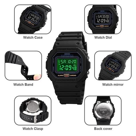 Ripley RELOJ SKMEI HOMBRE DIGITAL 1628AGBK