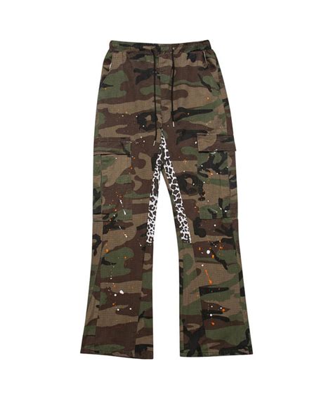 Camo Flare Cargo Pants V3 Urkoolwear