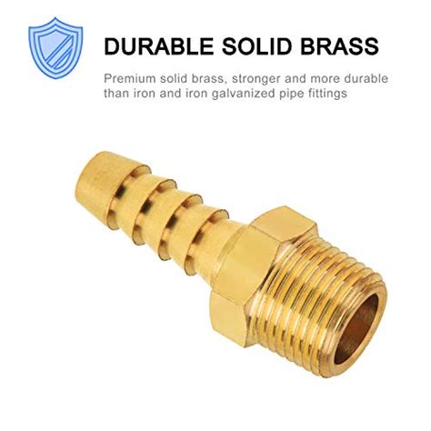 Sungator Brass Hose Fitting Adapter Barb X Npt Male Pipe