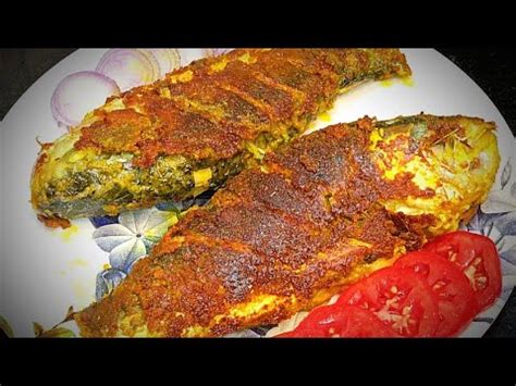 Katla Fish Fry Recipe In Hindi Tawa Whole Fish Fry Fish Fry Recipe