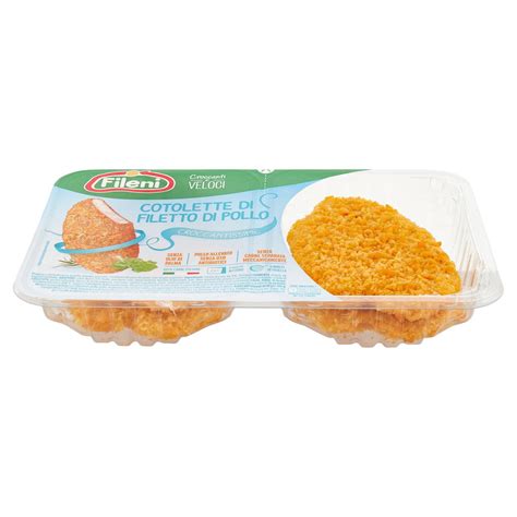 Fileni Cotolette Di Filetto Di Pollo Croccanti Gr Pollo Allevato