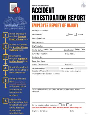 Fillable Online Bowie State University Vehicle Accident Review Board