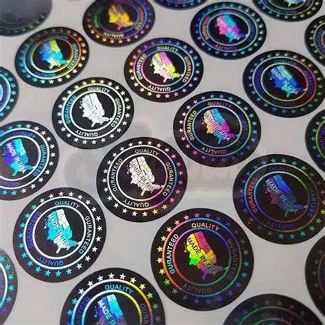 Holographic Sticker Round Holographic Stickers Manufacturer From New