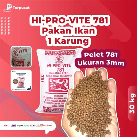 Jual Pelet Pakan Ikan Lele Nila Patin 1 Karung Per Sak 781 3mm Shopee