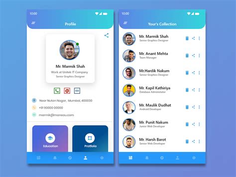 Employee App Ui Design By Dhaval Nakum On Dribbble