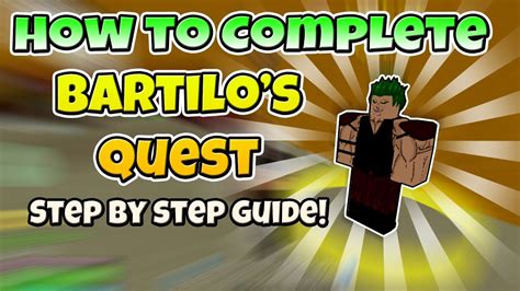 How To Complete Bartilo Quest Or Colosseum Quest In 2nd Sea Blox