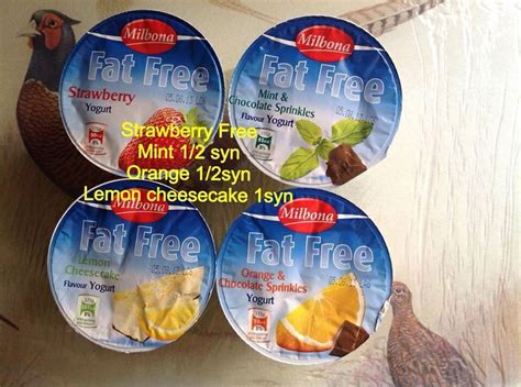 Lidl Yogurts Syn Values Slimming World Syns Pinterest Yogurt