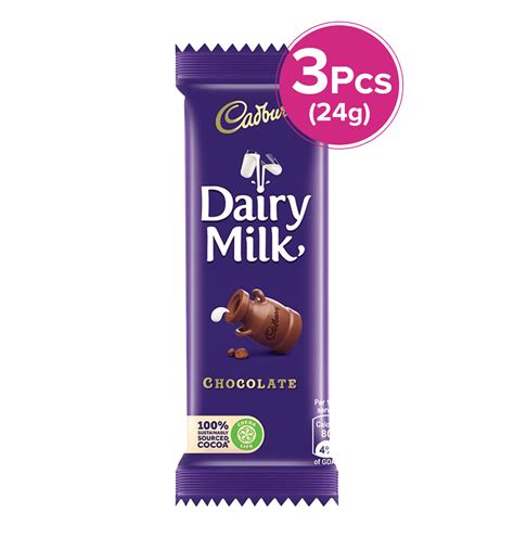 Buy Cadbury Cadbury Dairy Milk Chocolate 3 Pieces Online At Rs 60 Instant Delivery