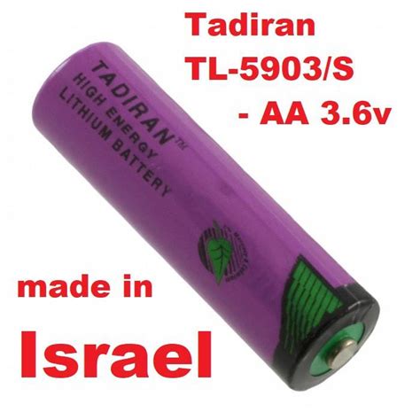 Tadiran Tl 5903 Size Aa Lithium Battery 36v Non Rechargeable Tadiran Tl 5903s Batteries