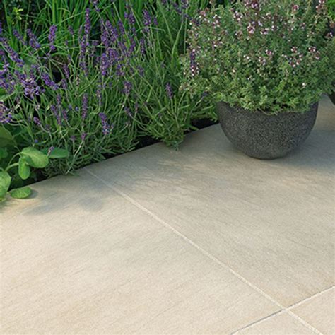 Stonemarket Vitrified Lucent Cotswold Garden Slabs Garden Paving