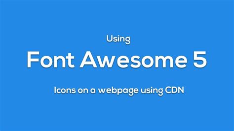 Font Awesome Icons Cdn Link Css - Nada Tallie