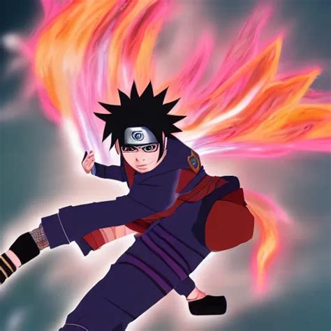 Fusion Of Sasuke And Naruto Anime 4 K Detailed Stable Diffusion