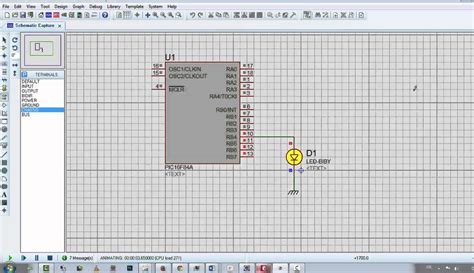 My First Project Using Proteus And MikroC PIC Programming YouTube