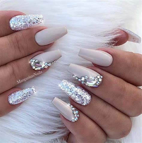 Elegant Nail Designs With Rhinestones Page Of Stayglam