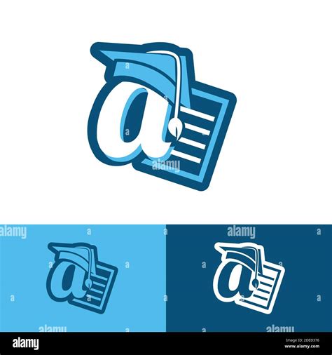 Student Global Study Education Book Logo On The Circle Vector Sign