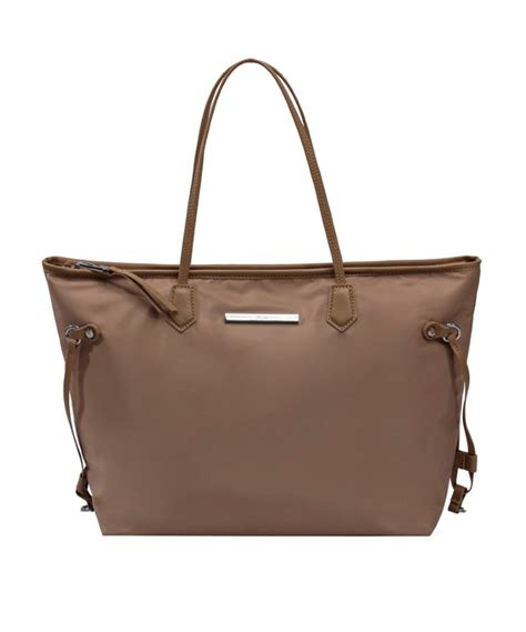 Bolsa Shopper Santa Lolla Taupe Nylon Al A Ombro Urbanna