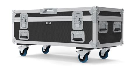 Drum Utility Trunk Touring Flight Case With Wheels Nsp Cases